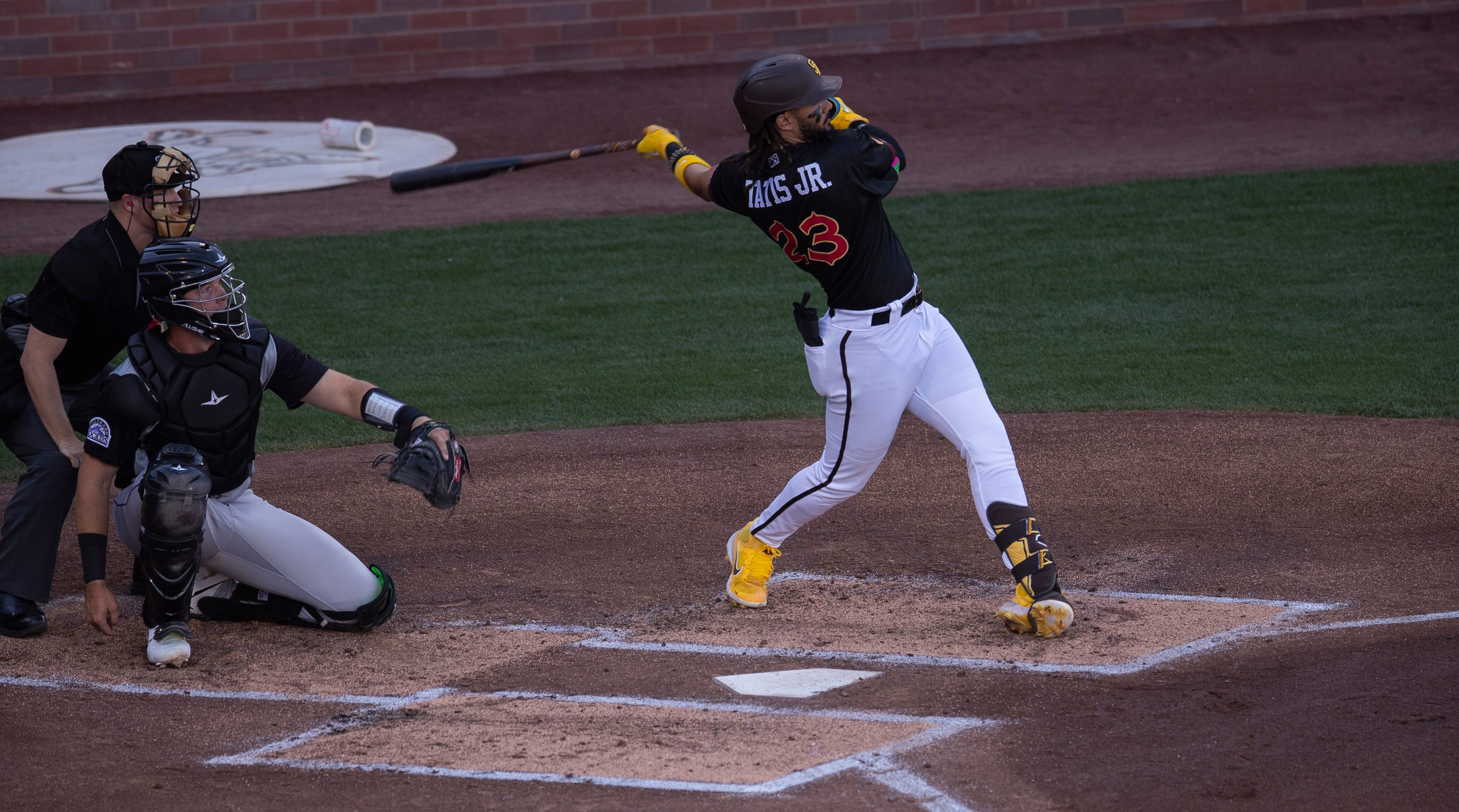 Fernando Tatis Jr. Mashes Three Homers in Triple A Game