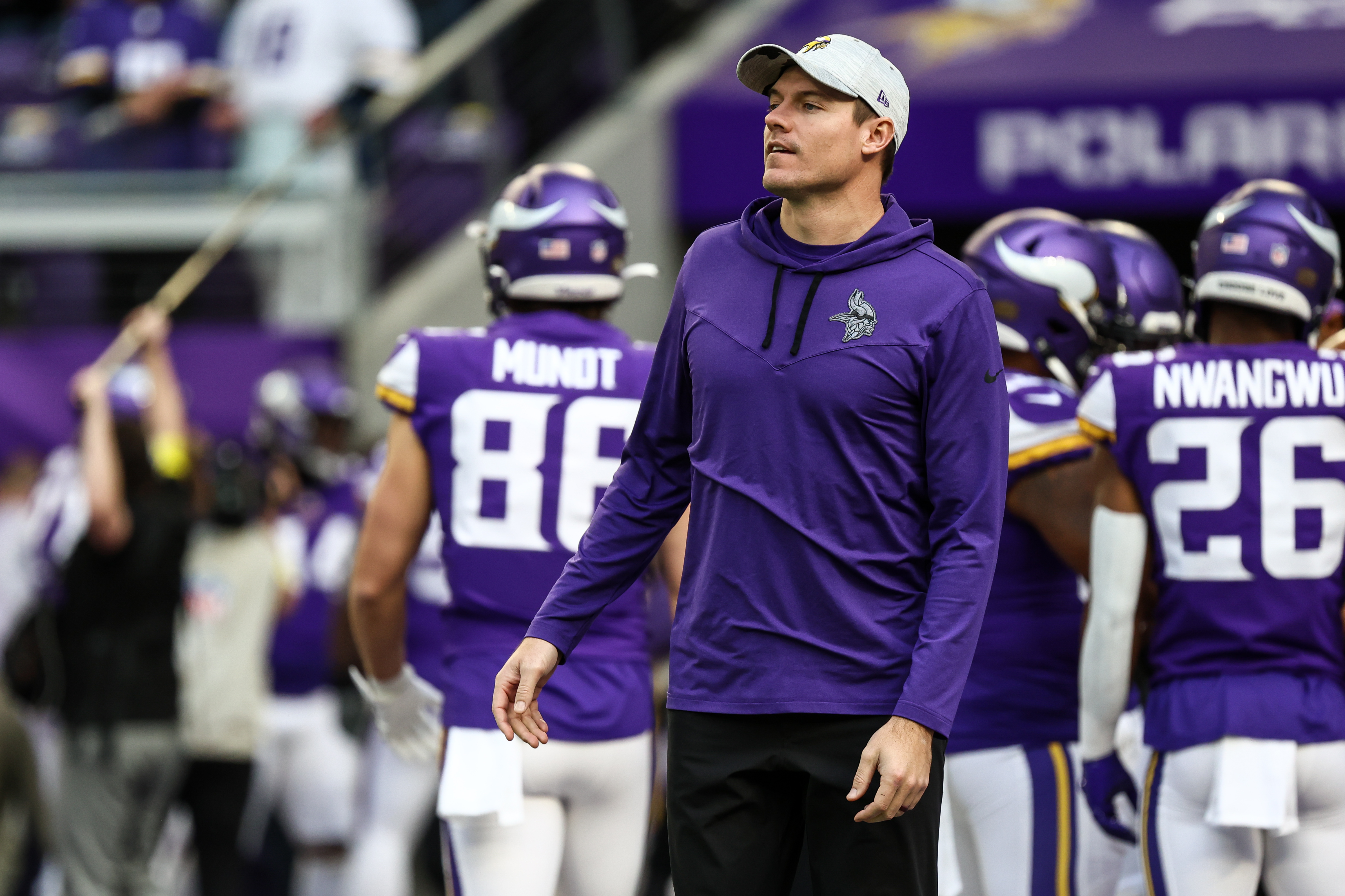 Vikings 'ideally' would have QB of future develop for season behind