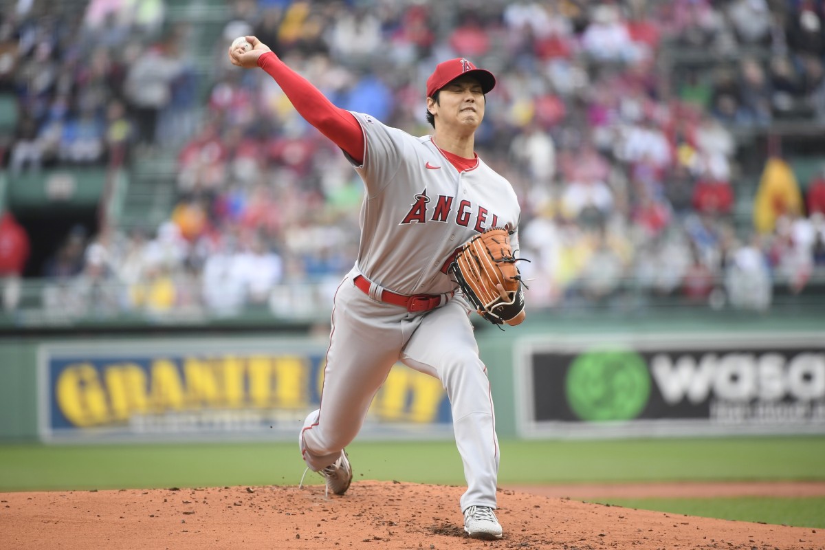 Angels' Shohei Ohtani speaks on Fenway Park conditions