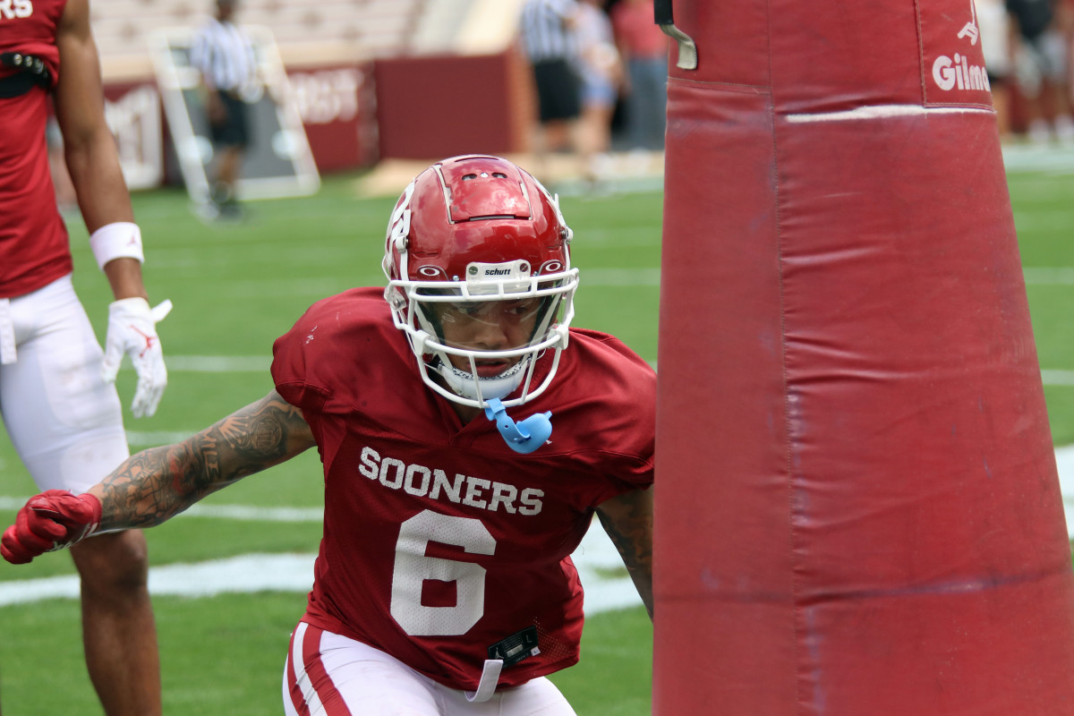 LV Bunkley-Shelton will have a change for a much larger role in his second season with the Sooners.