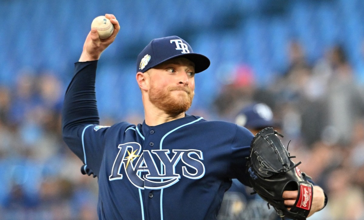 Rays relief pitcher joins baseball history as a starter