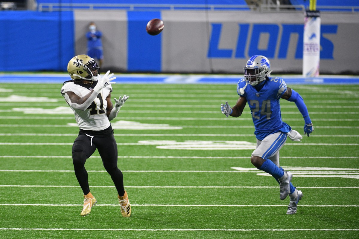 NFL Week 4: Saints QB Derek Carr dots Rashid Shaheed for 11-yard catch