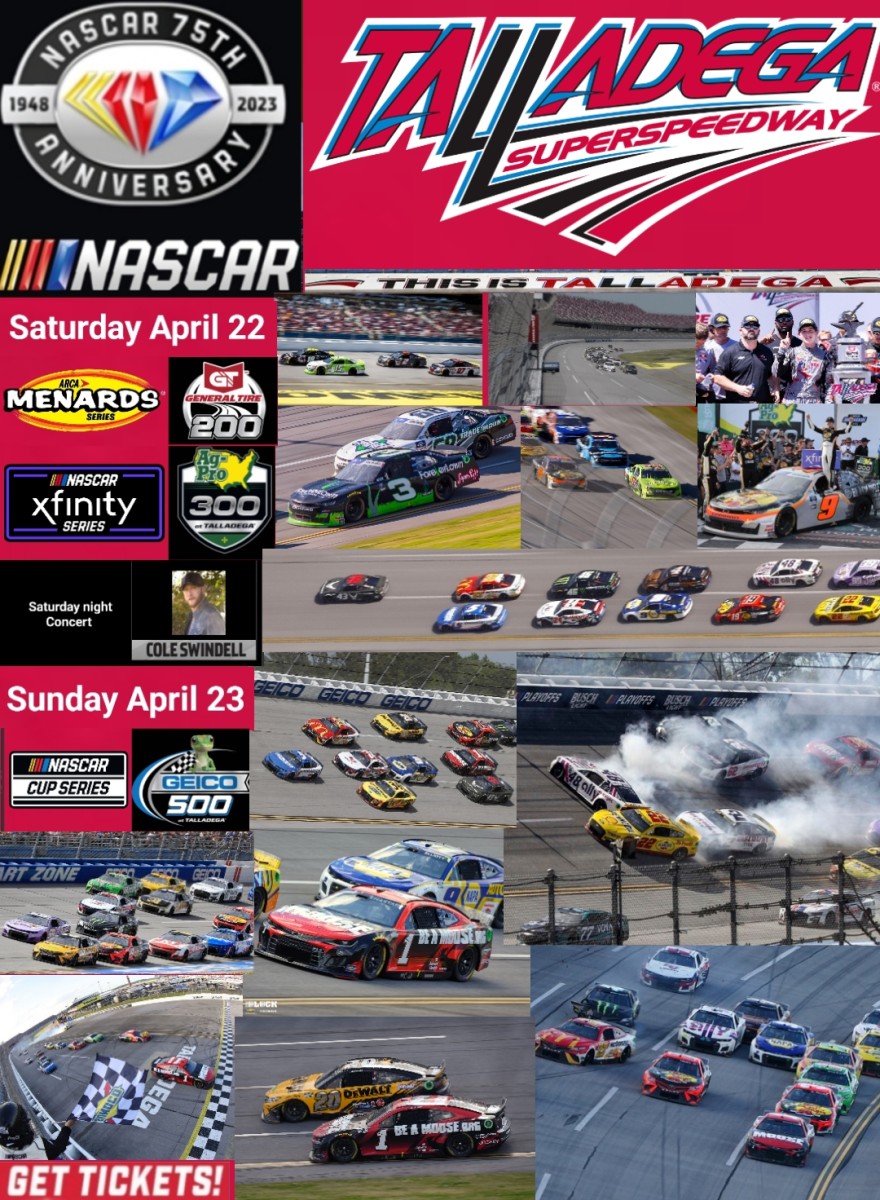 NASCAR Weekend Preview Talladega Superspeedway Auto Racing Digest