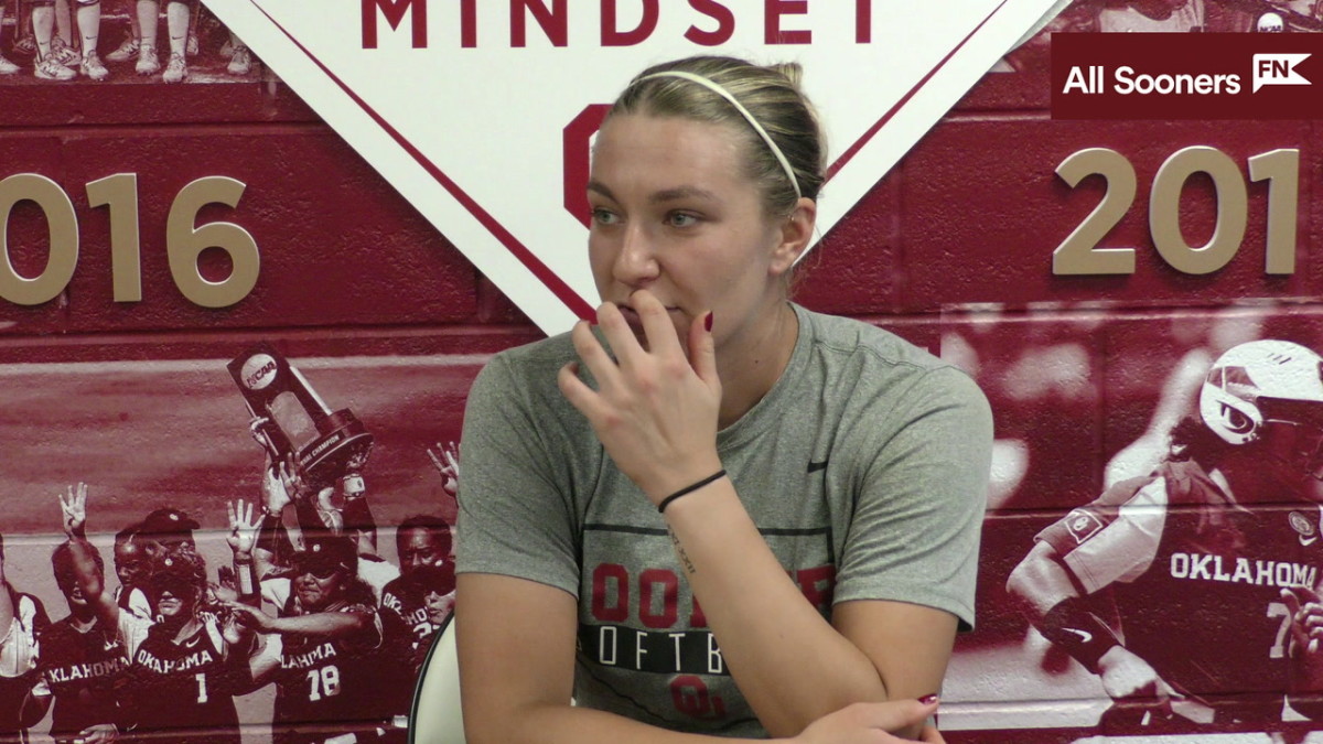 WATCH: Oklahoma C Kinzie Hansen Press Conference - Sports Illustrated ...