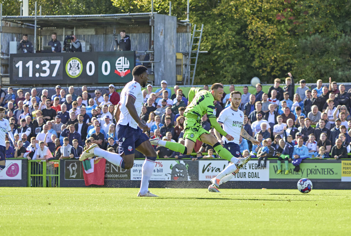 In 2006, Forest Green moved from its original home to The New Bolt Lawn. But Vince, who bought the club four years later, is working to build a new all-timber stadium nearby.