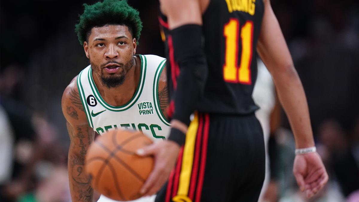 Boston Celtics, Atlanta Hawks, Marcus Smart, defense, Trae Young, 2023 NBA playoffs