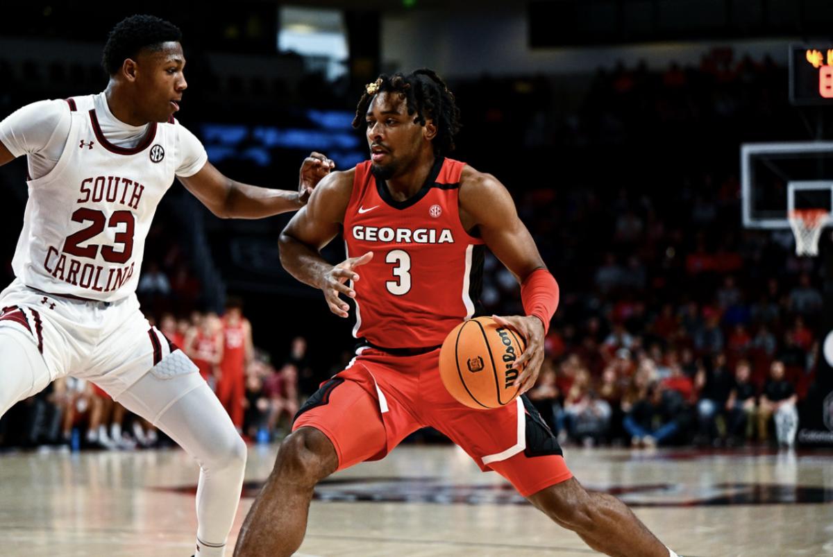 Kario Oquendo against the South Carolina Gamecocks (photo by Rob Davis)