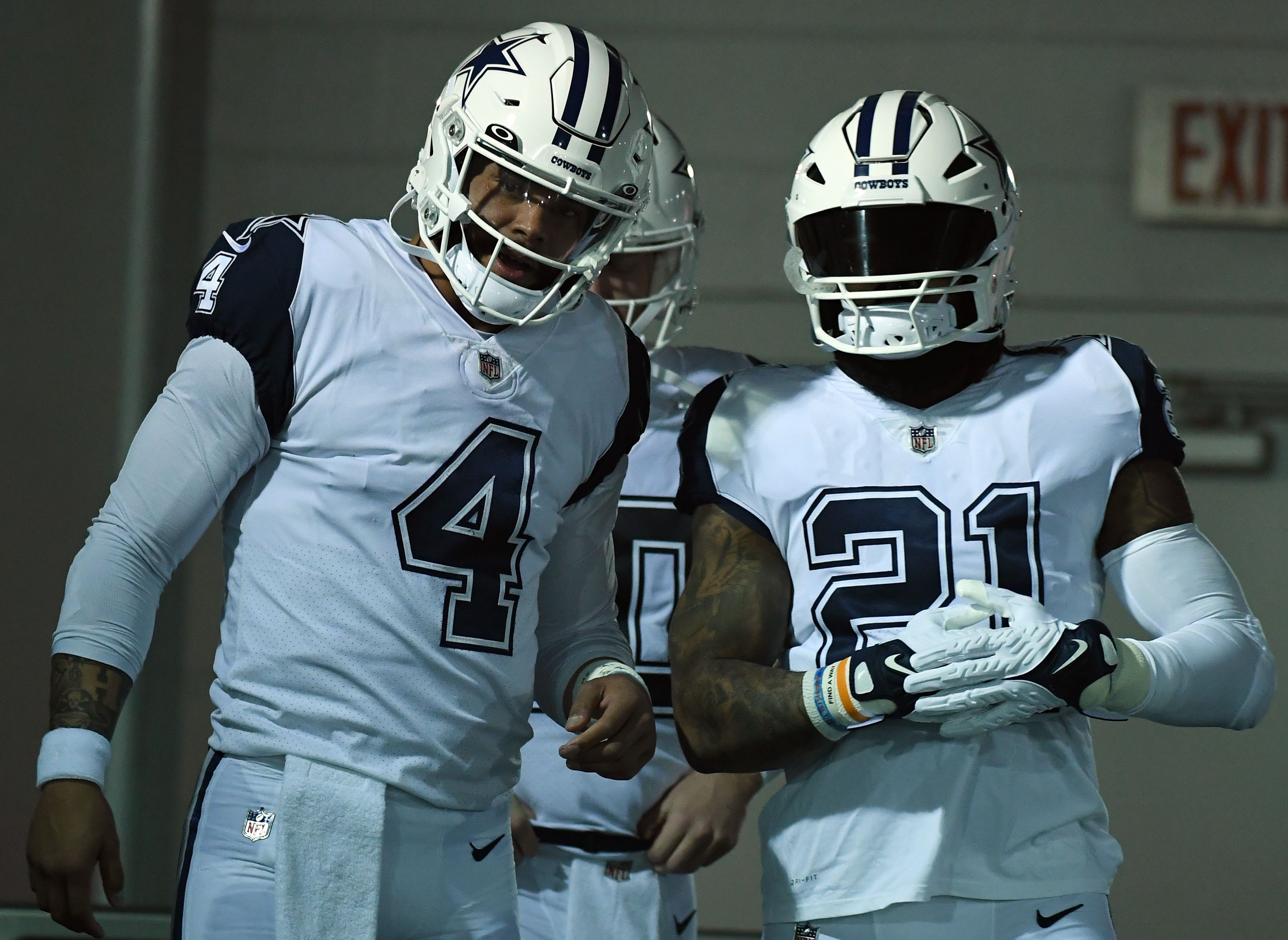 Cowboys QB Dak Prescott on potential reunion with Ezekiel Elliott: 'That'd  sure be nice'