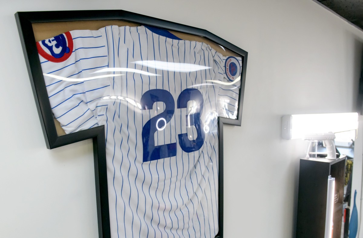 Chicago Cubs Baseball Jersey Display Frame