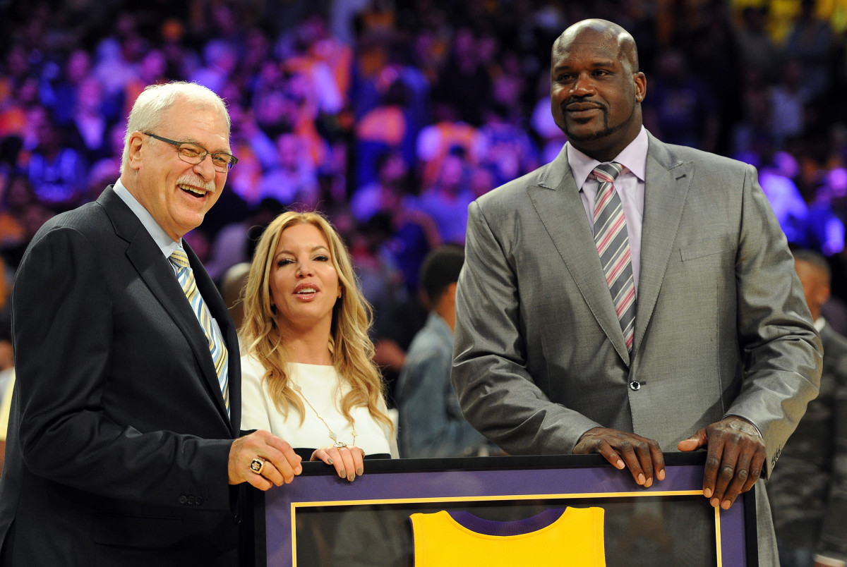 phil jackson shaquille o'neal jeanie buss