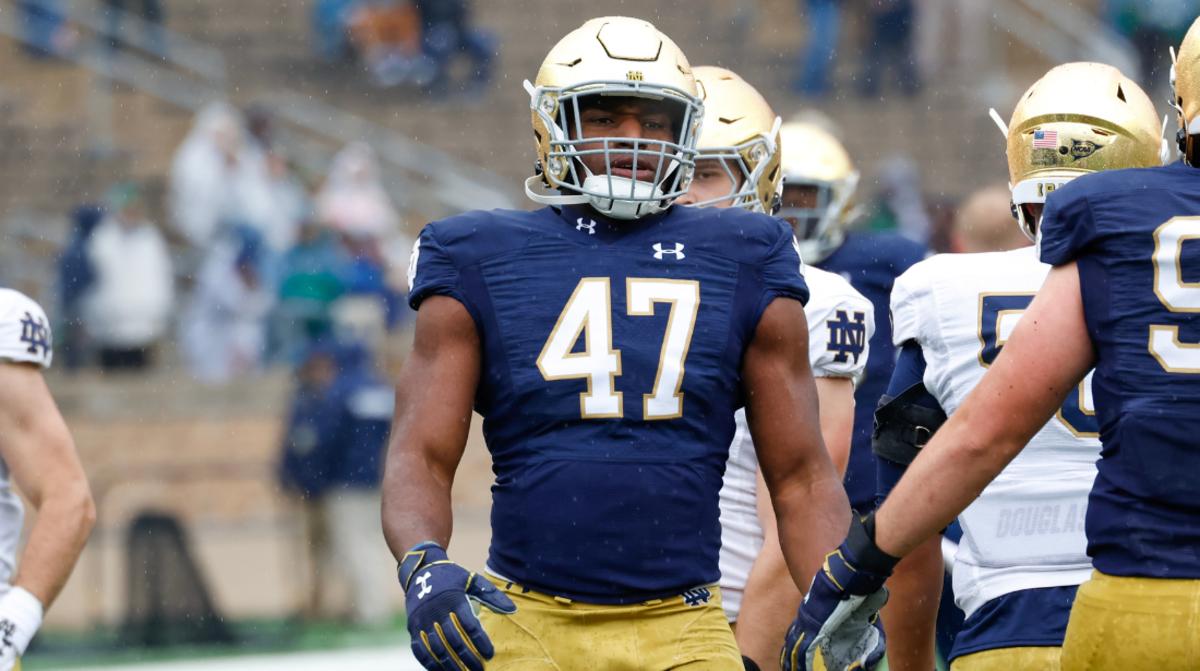 Reworked Body, Improved Technique Helped Notre Dame DT Jason Onye Shine ...