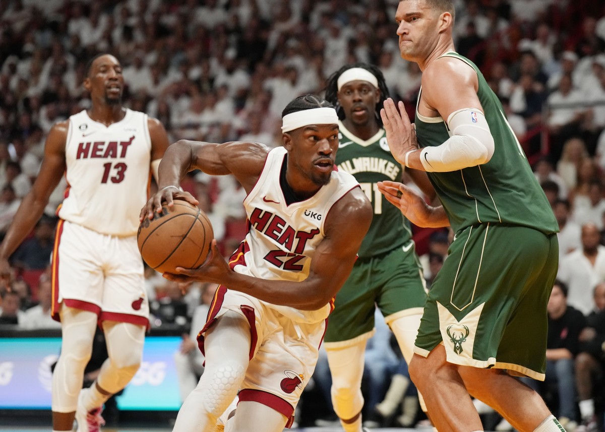 Brook Lopez Tips Hat To Jimmy Butler After Incredible Game 4 - Sports ...