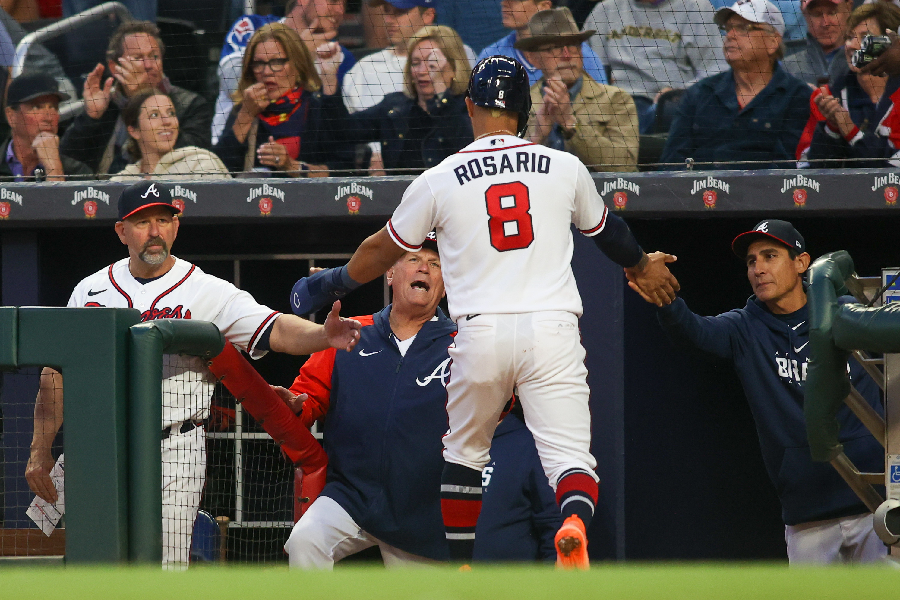 Eddie Rosario, Braves sneak by Dodgers to take 2–0 series lead in