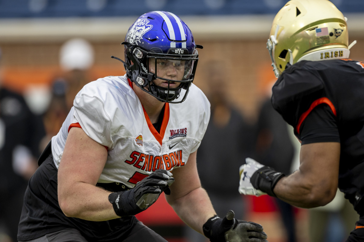 Colts Pick BYU Offensive Tackle Blake Freeland