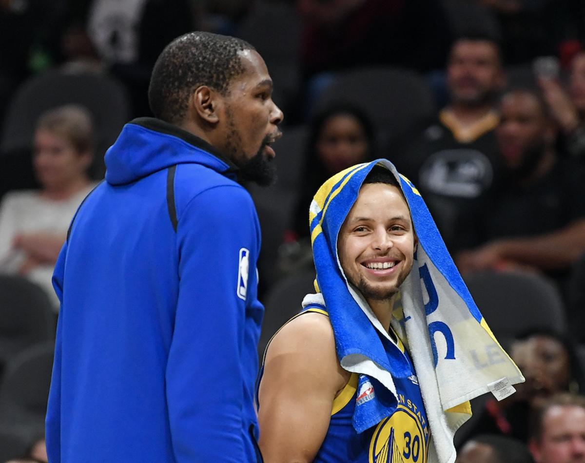 Kevin Durant Reacts To Steph Curry Breaking His Game 7 Record - Inside ...