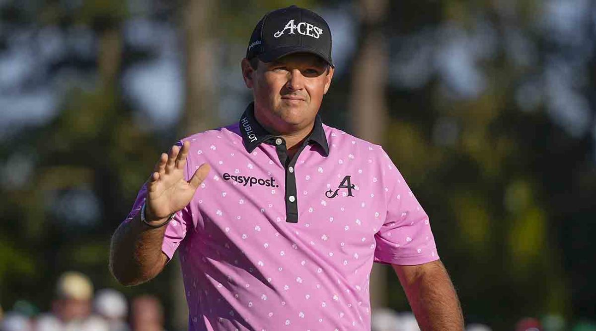 Patrick Reed is pictured at the 2023 Masters.