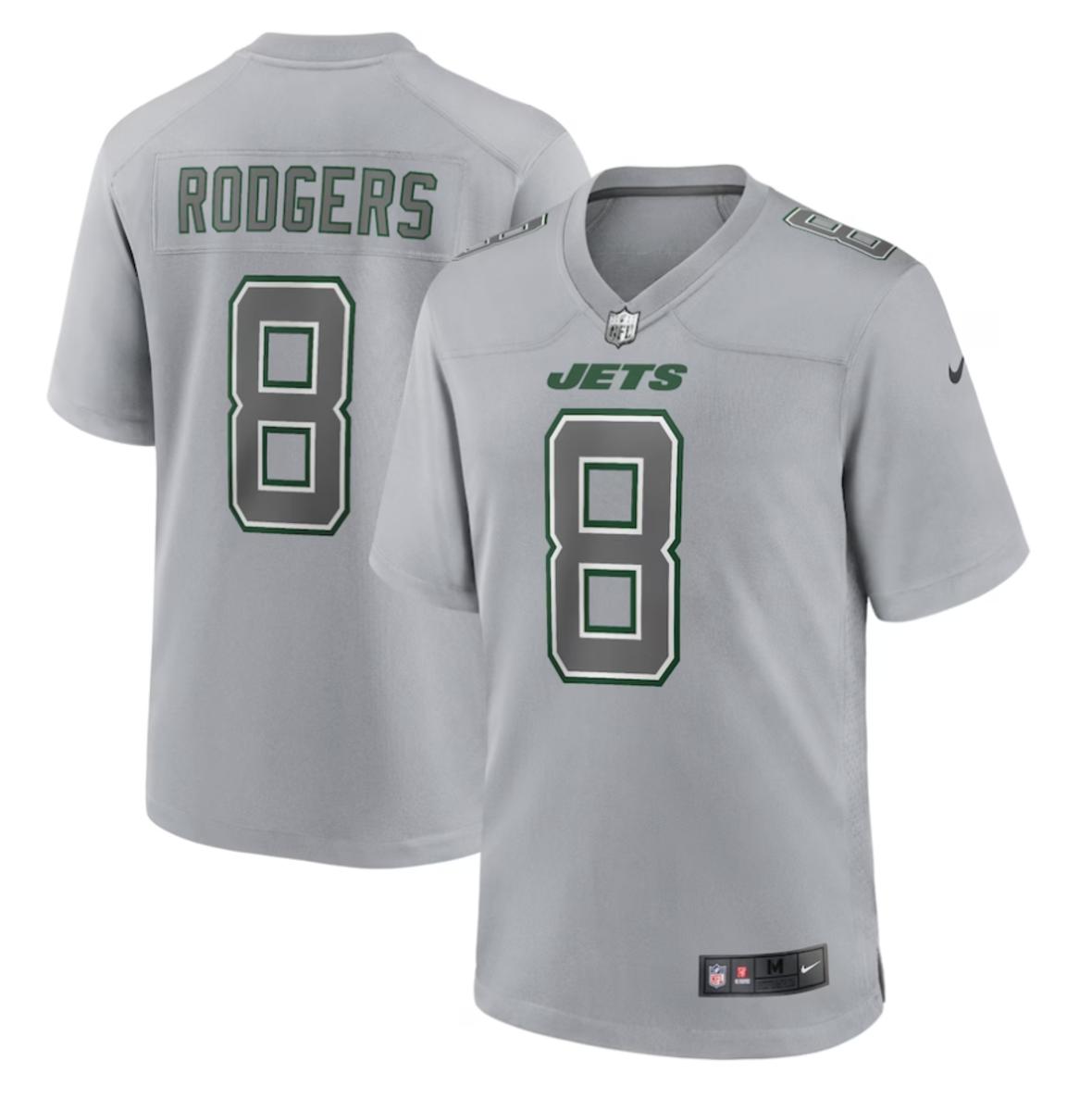 Aaron Rodgers New York Jets Nike Atmosphere Fashion Game Jersey - $129.99