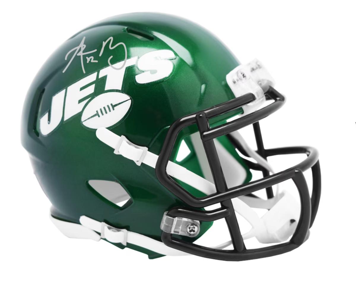 Aaron Rodgers New York Jets Autographed Fanatics Authentic Riddell Speed Mini Helmet - $649.99
