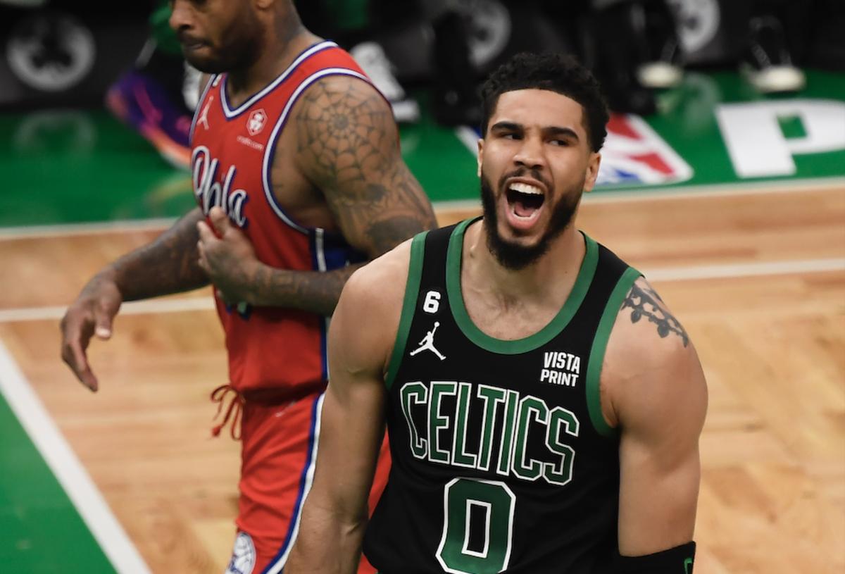 Jayson Tatum Moves Up Historic Playoff List In Game 1 Vs. 76ers ...