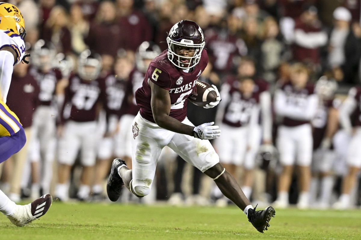 Texas A&M running back Devon Achane was selected in the third round of the NFL draft by the Dolphins.