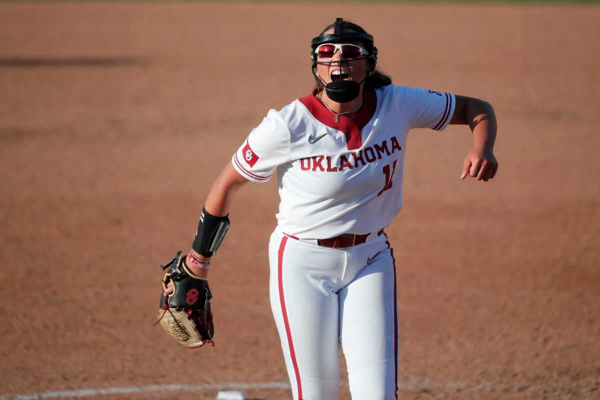 Oklahoma true freshman pitcher Kierston Deal delivered for the Sooners in the seventh inning