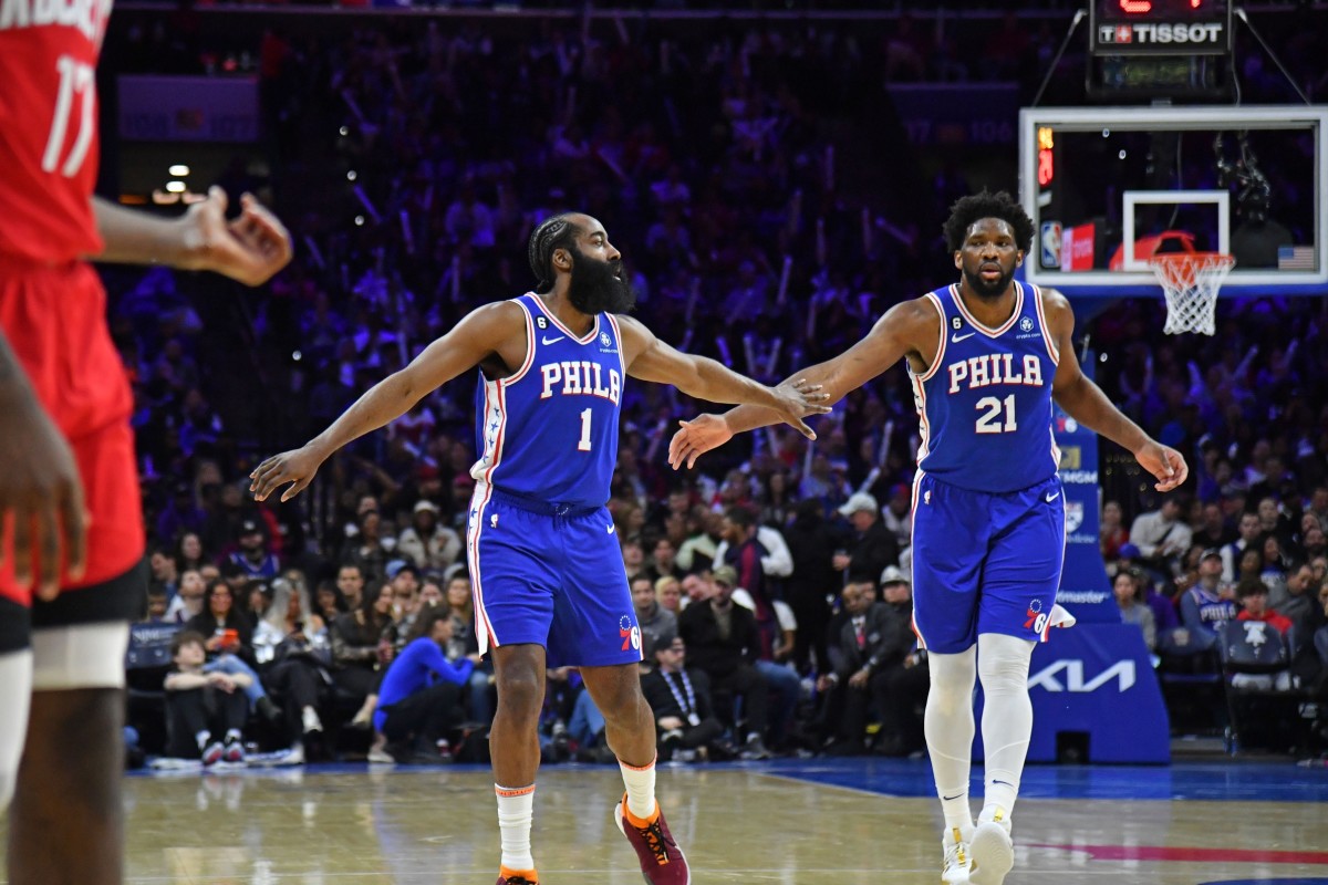 Joel Embiid’s Message to James Harden Before Game 4 vs. Celtics