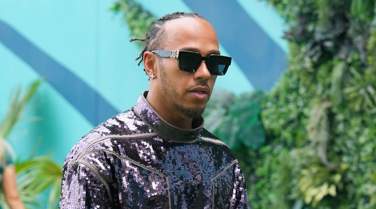 Lewis Hamilton Turns Heads With Dazzling Pre-Race Outfit at Miami