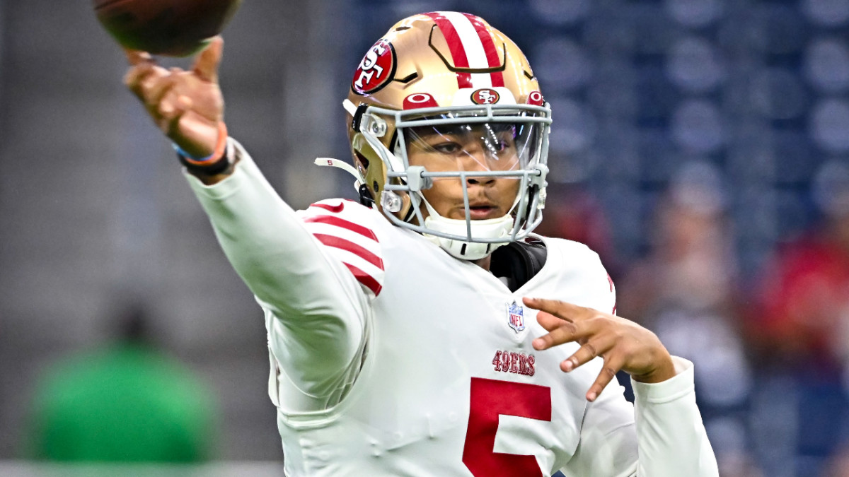 OurSF49ers on X: Trey Lance looks fresh in a Niners jersey