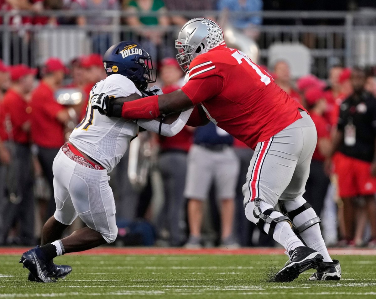 Video: Browns select Dawand Jones with No. 111 pick in 2023 draft