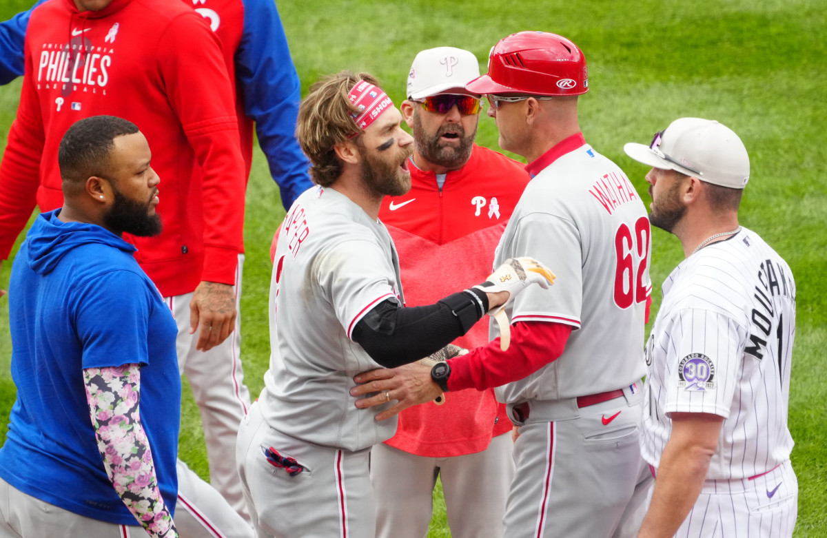 Bryce Harper makes impression at first, but Phillies fall to Guardians 6-5  to end AL streak - Sent-trib