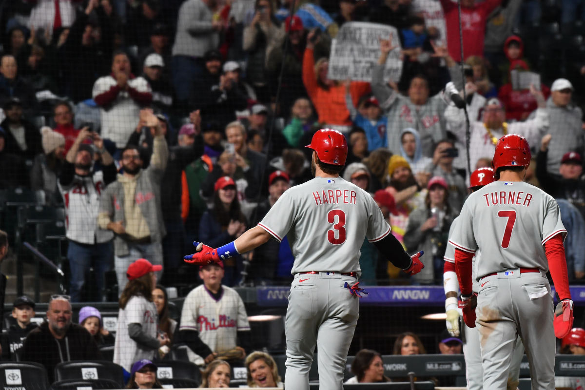 Philadelphia Phillies' Harper taking 1B reps to speed return from