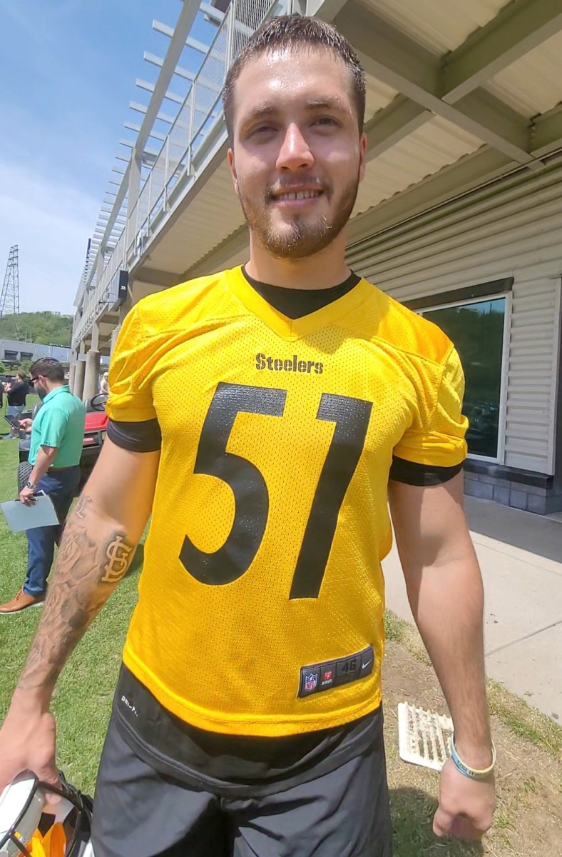 Rookie Camp: Steelers OLB Nick Herbig Is In Good Hands - Visit NFL