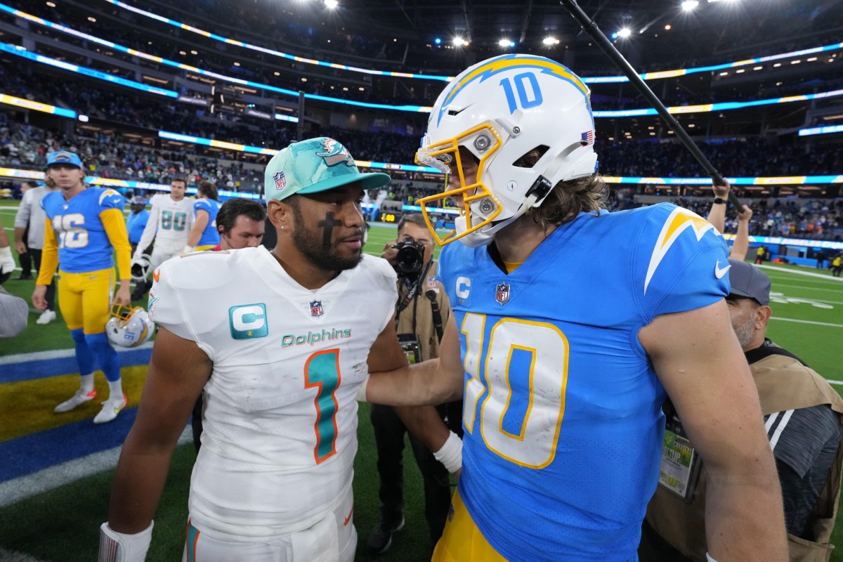 Chargers News: Insider Provides Ridiculous Argument for Tagovailoa Over  Justin Herbert - Sports Illustrated Los Angeles Chargers News, Analysis and  More