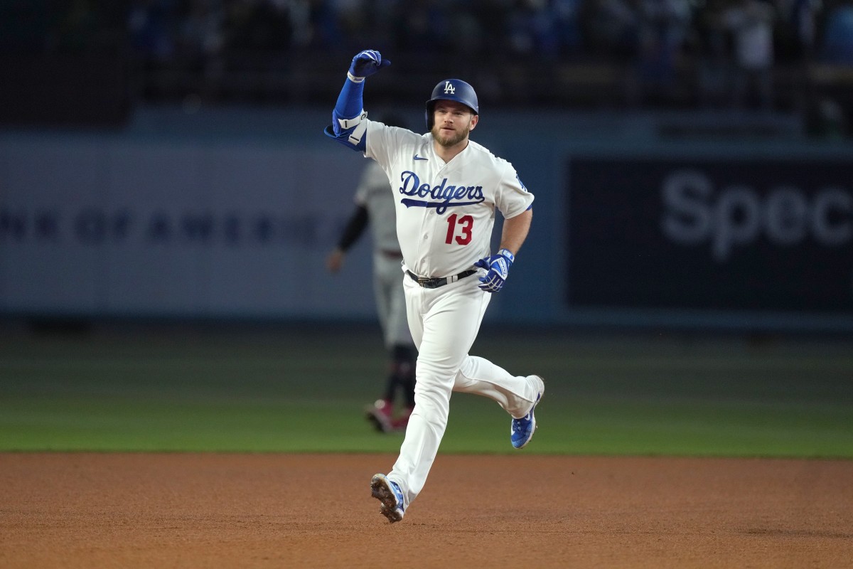 Dodgers power hitter Max Muncy (tied for first place on most home runs