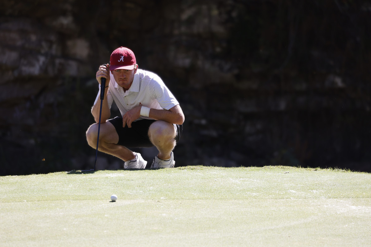 Alabama freshman golfer Nick Dunlap at the SEC Championships