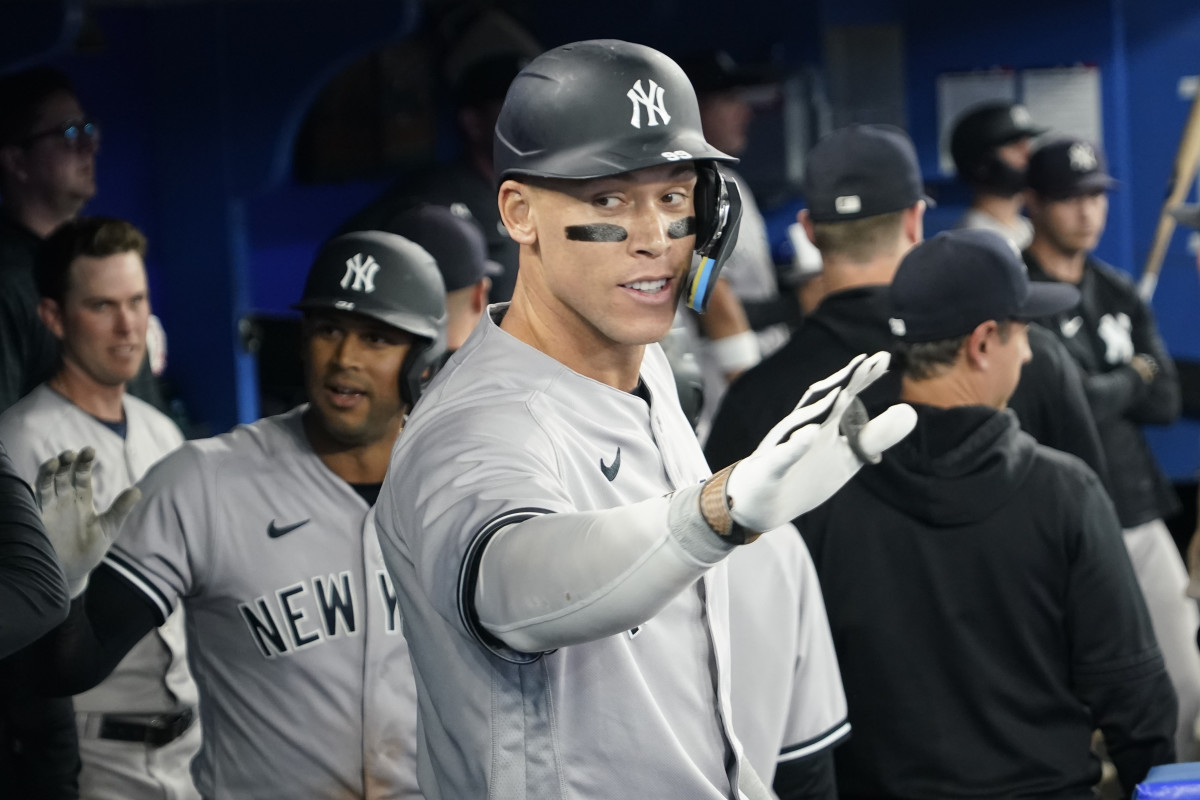 Aaron Judge out of lineup again, but Yankees say he's fine and is