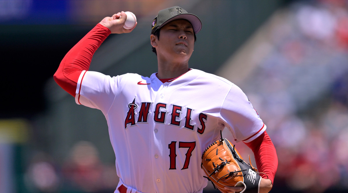 Los Angeles Angels starting pitcher Shohei Ohtani