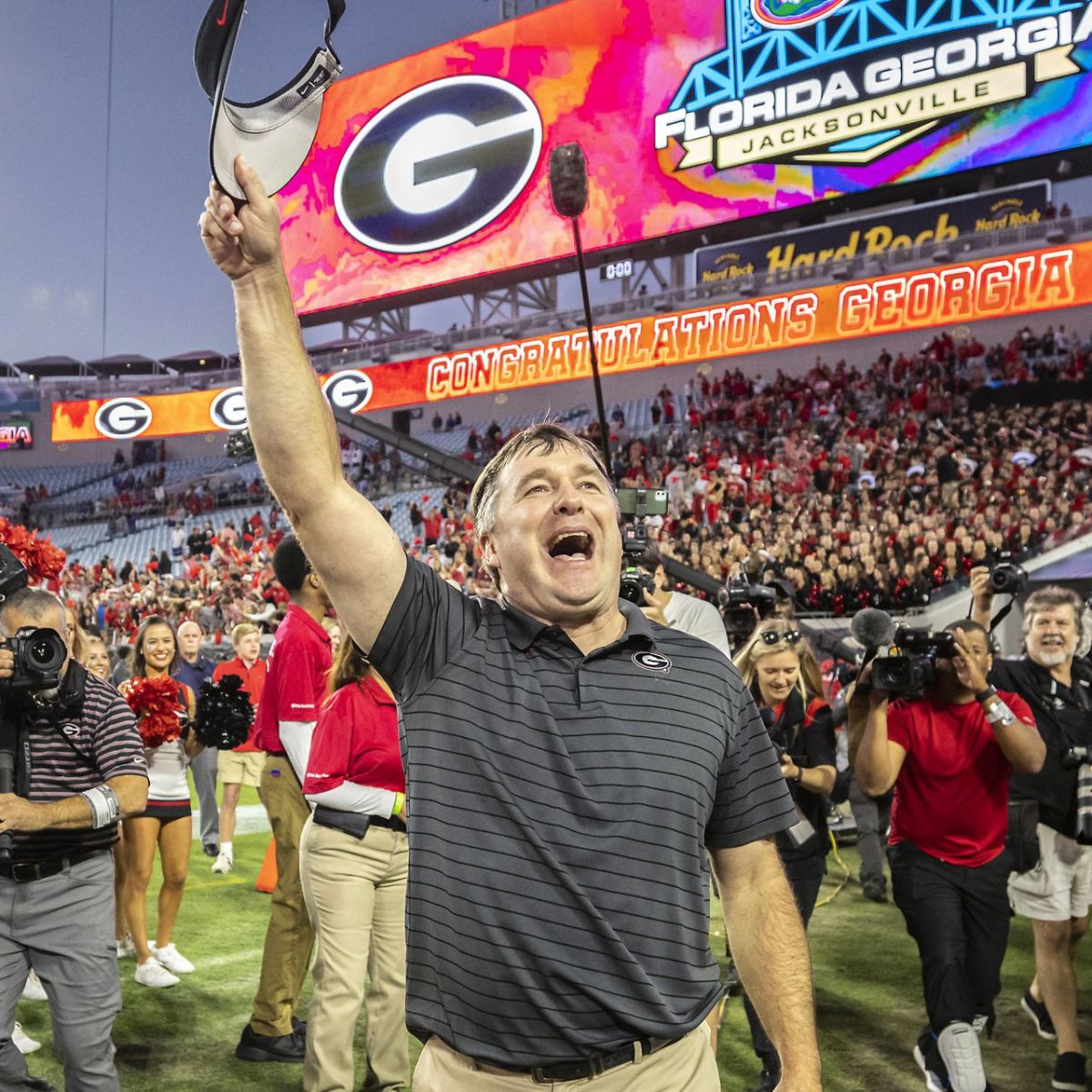 Georgia Head Coach Kirby Smart has been a proponent of moving the Georgia-Florida series to campus sites.