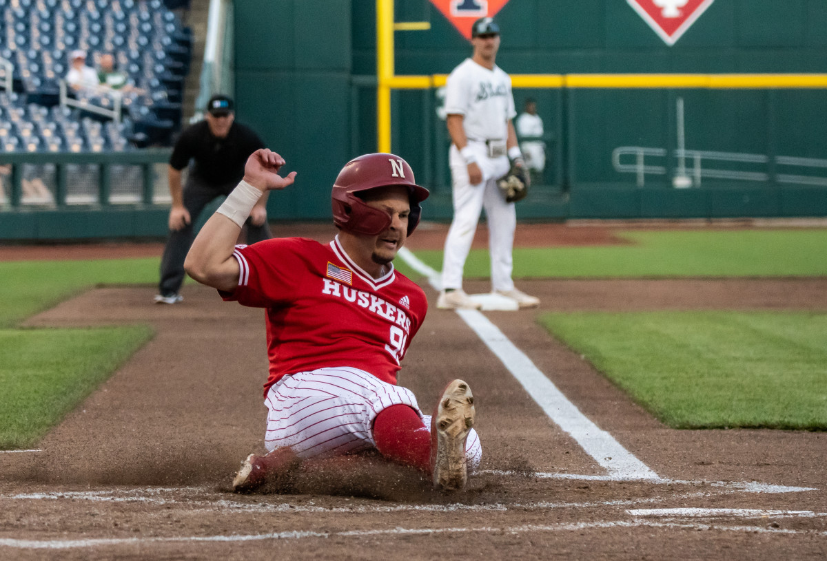 08-Charlie Fischer Nebraska Baseball vs Michigan State B1G Tourn