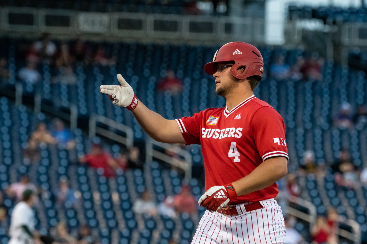 18-Max Anderson Nebraska Baseball vs Michigan State B1G Tourn