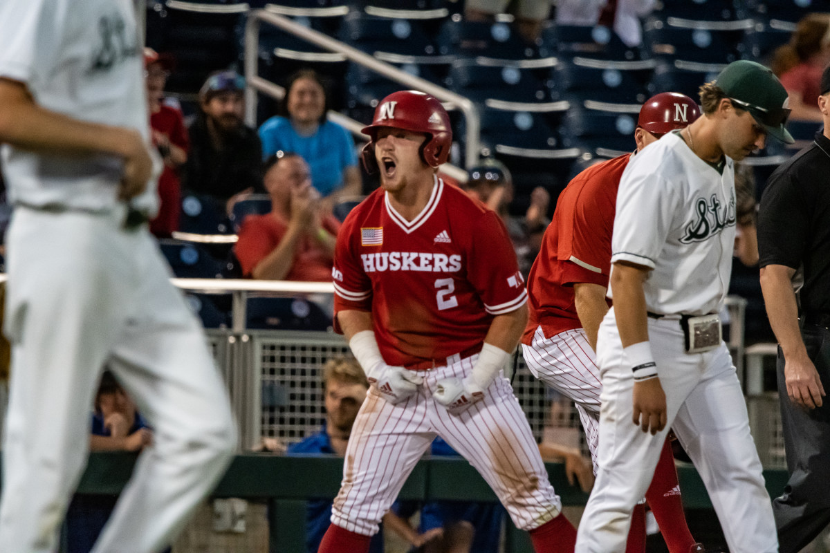 25-Casey Burnham Nebraska Baseball vs Michigan State B1G Tourn