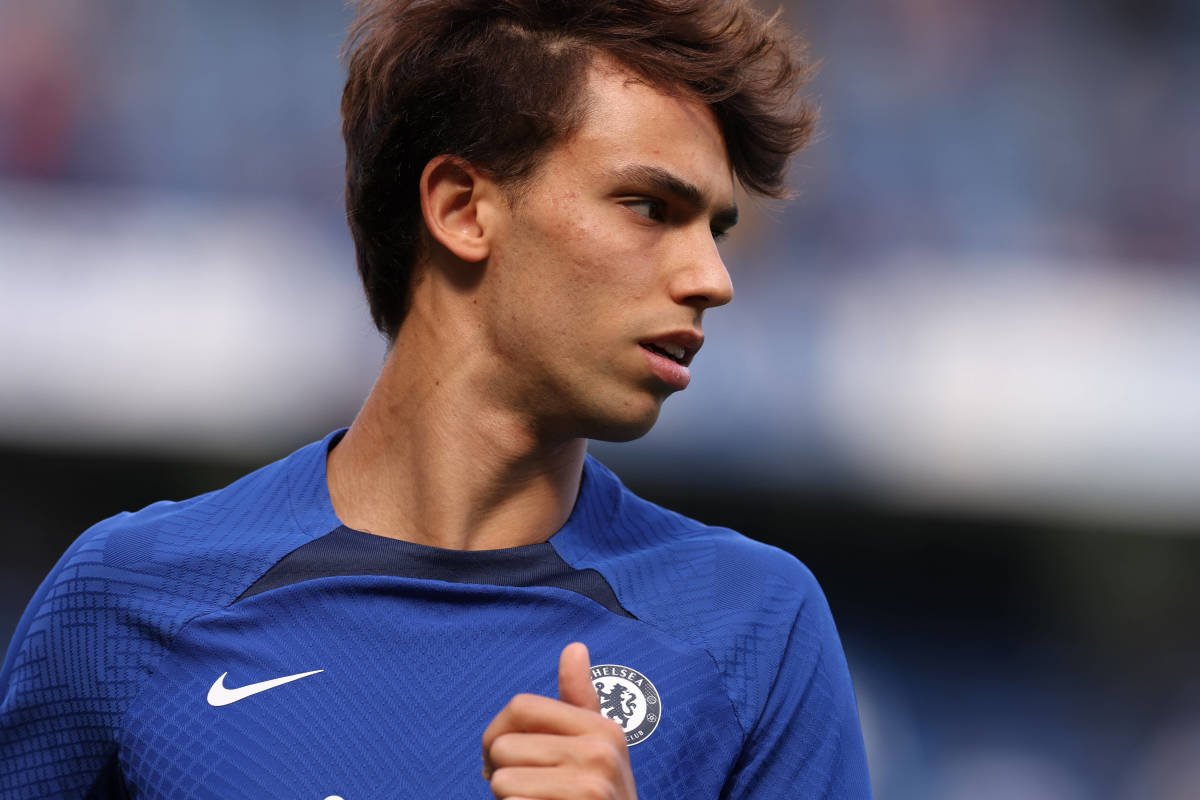 Joao Felix pictured playing for Chelsea against Newcastle in May 2023