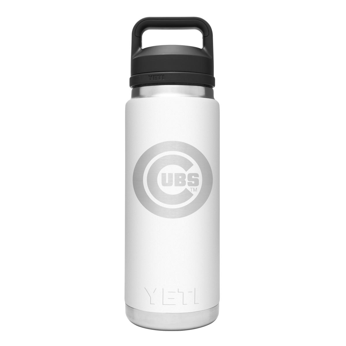 Chicago Cubs Rambler 26 Oz Bottle with Chug Cap from YETI - $50.00