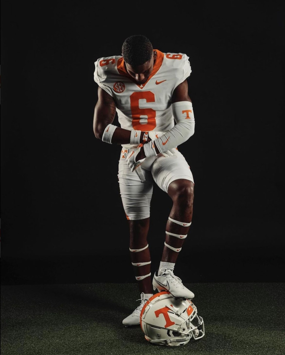 4-star Tennessee DB commit Boo Carter during an unofficial visit to Knoxville, Tennessee. (Photo courtesy of Boo Carter)