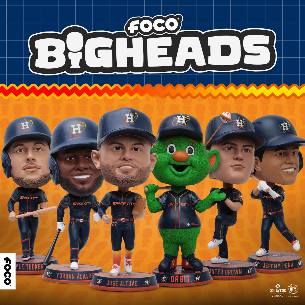 FOCO USA Launches Houston Astros City Connect Bighead Bobble Collection