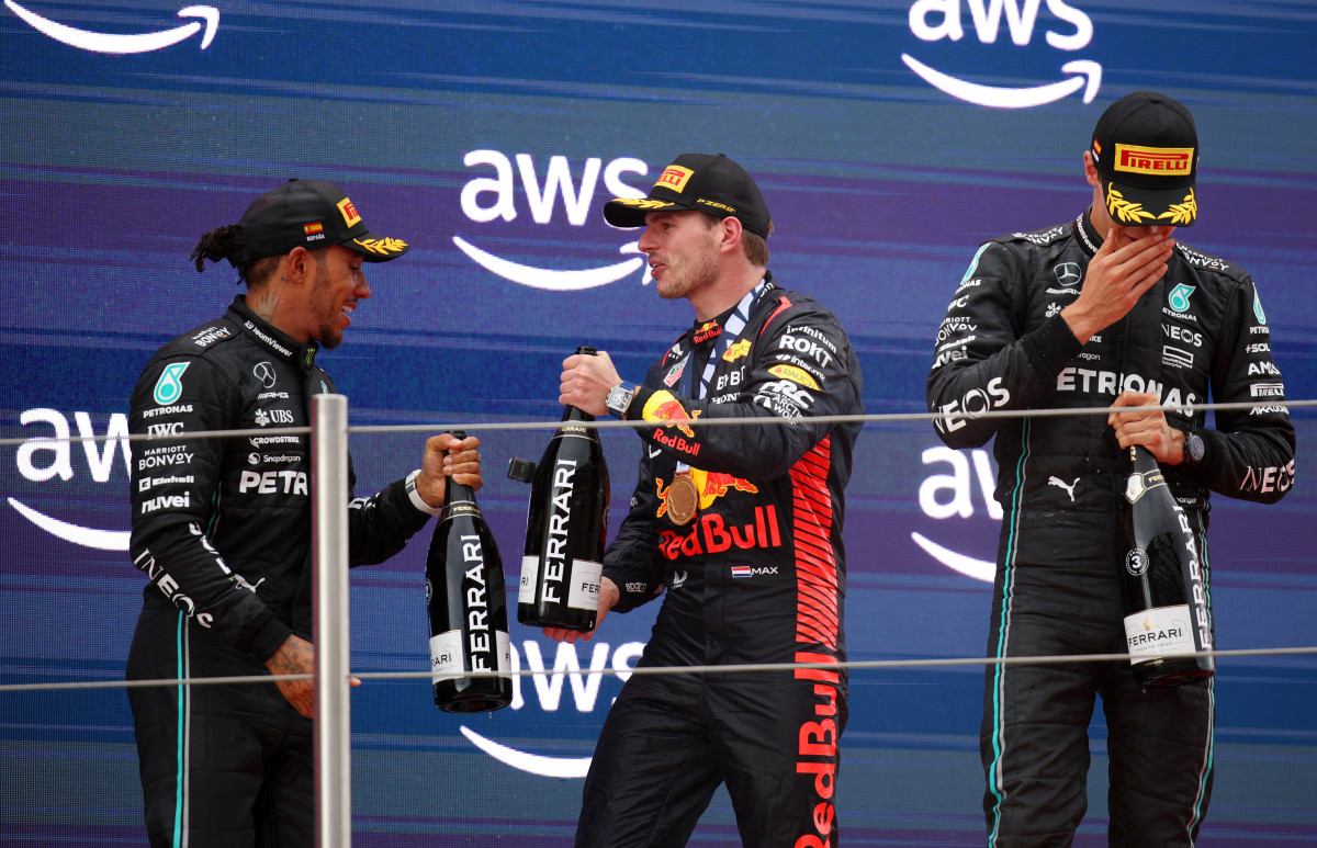 Lewis Hamilton - Max Verstappen - George Russell