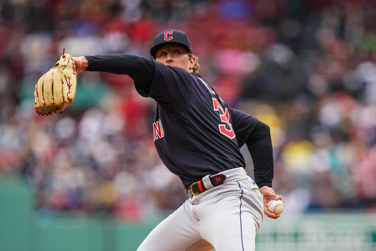 Cleveland Pitcher Zach Plesac Fractured Thumb 'Aggressively