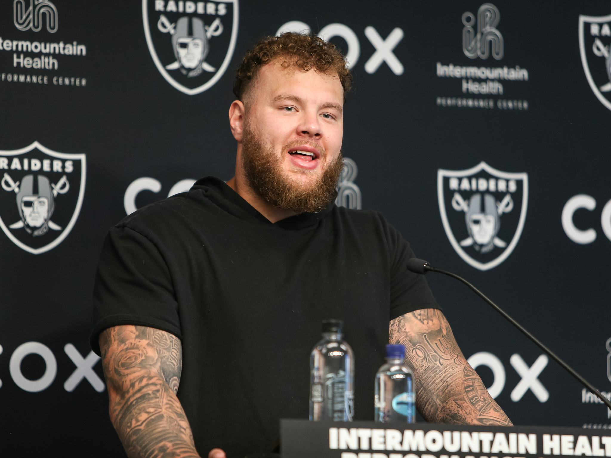 Las Vegas Raiders Center Andre James entire comments - Sports ...