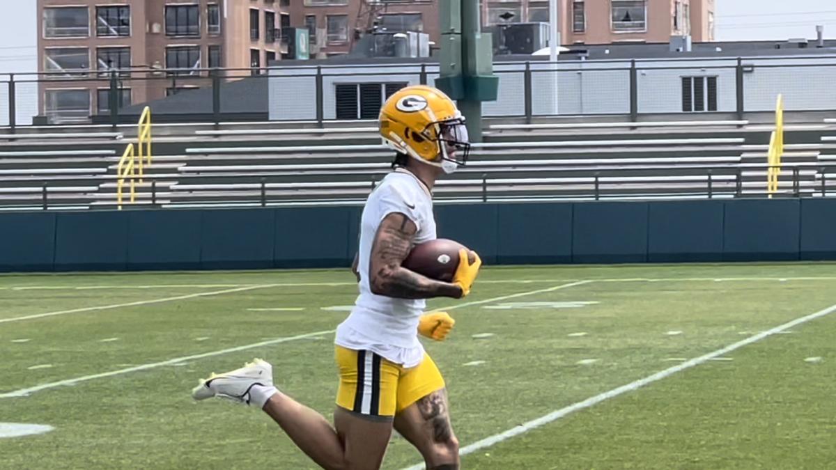 Watch Christian Watson, Romeo Doubs At Green Bay Packers OTAs - Sports ...