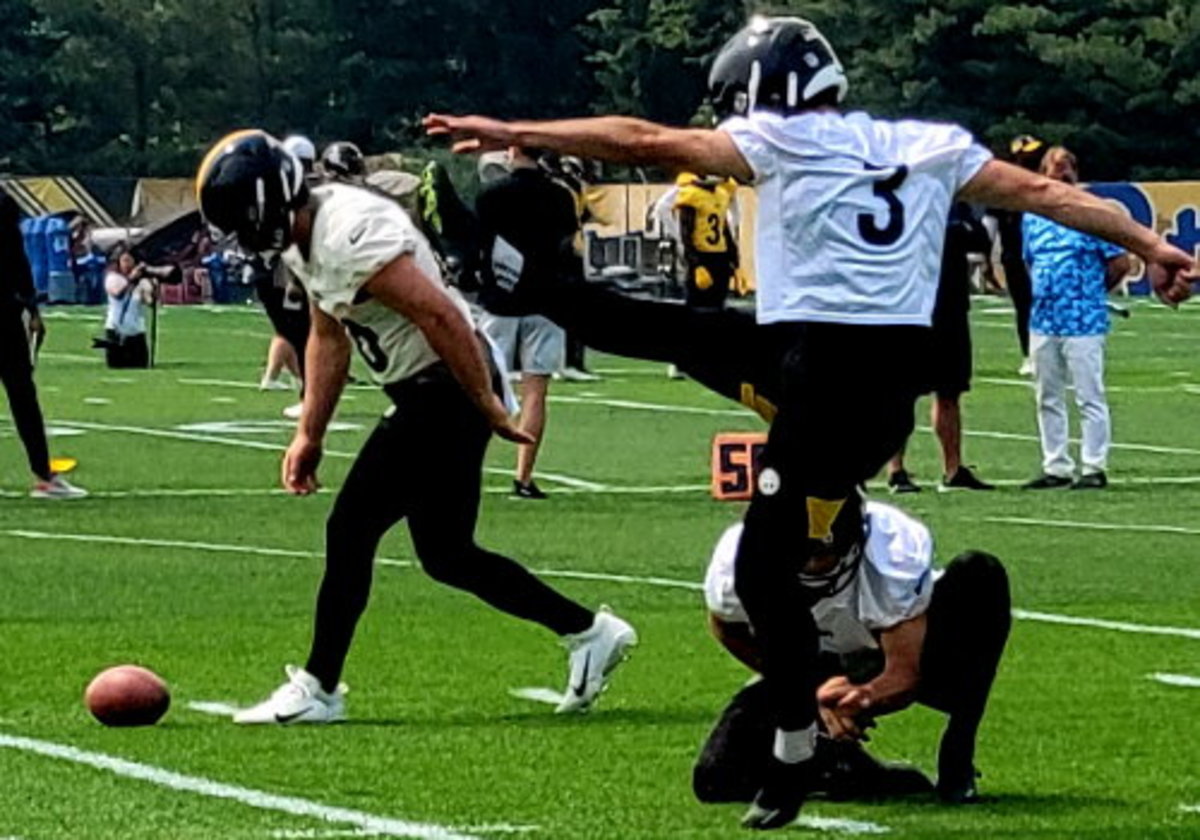 Steelers Undrafted Rookie Kicker B.T. Potter Wants To Use All the Clubs
